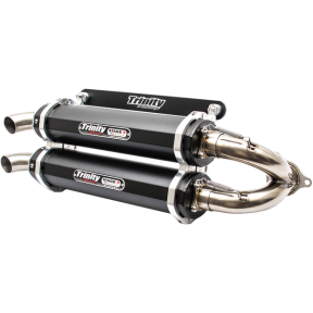 Крайно гърне TRINITY Racing Stage 5 Slip-On Dual BLACK за POLARIS RZR 1000 2016-2019
