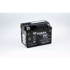 Акумулатор YUASA Maintenance Free 3Ah/0,4A 86 mm/114 mm/71 mm