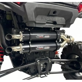 Крайни гърнета TRINITY RACING Dual Slip-On ЗА POLARIS RZR XP 1000 2024-2025