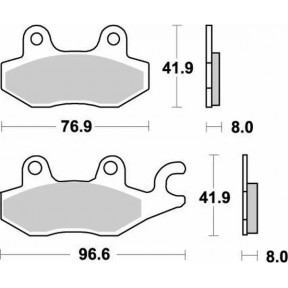 Накладки Moto-Master Nitro ЗА KAWASAKI/SUZUKI/YAMAHA/ARCTIC CAT/CF-MOTO KLF/LT-F/R/KVF/YFZ/YXR/DVX/YFM/UFORCE/ZFORCE 1989-2025
