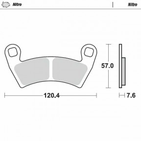 Накладки Moto-Master Nitro ЗА POLARIS RANGER/RZR/GENERAL 800/1000 2008-2024