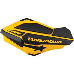 Гардове за ръце POWERMADD Sentinel ЧЕРНО/ЖЪЛТО 22мм
