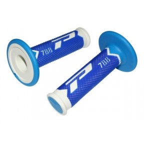 Ръкохватки тип мотор Pro Grip Triple Density СИНЬО/БЯЛО 22мм/11,5см