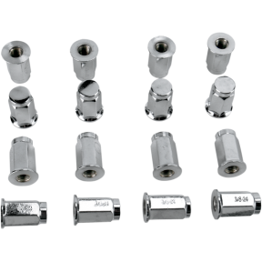 Болтове за гума DWT Douglas Chrome 3/8'' 16 Броя Flat