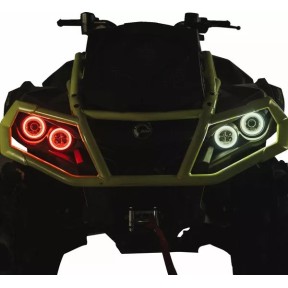 LED Рингове тип Angel Eyes RJWC Powersport Neutrino 2 ЧЕРВЕНИ