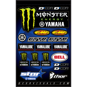 Стикери D'COR VISUALS Yamaha x Monster