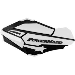 Гардове за ръце POWERMADD Sentinel БЯЛО/ЧЕРНО 22мм
