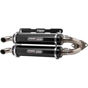 Крайно гърне TRINITY Racing Stage 5 Slip-On Dual за POLARIS RZR 1000 2018-2022