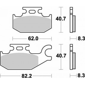 Накладки Moto-Master Nitro ЗА SUZUKI LT-A/F 400/450/500/700/750 2005-2024