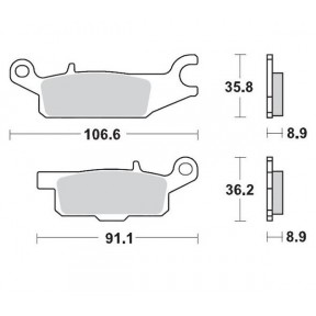 Накладки Moto-Master Racing ЗА YAMAHA YFM 550/700 2007-2025