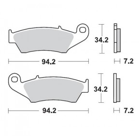 Накладки Moto-Master Racing ЗА KAWASAKI/HONDA KLX/TRX 1993-2025