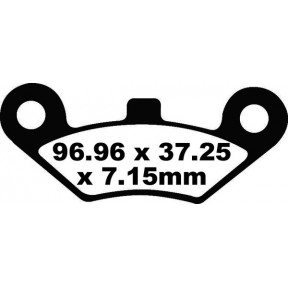 Накладки EBC Brakes TT Sport Carbon за CF-MOTO 2011-2020
