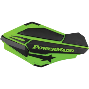 Гардове за ръце POWERMADD Sentinel ЗЕЛЕНО/ЧЕРНО 22мм