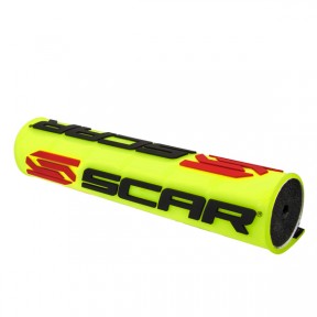 Гъба за кормило SCAR Regular Yellow/Black/Red