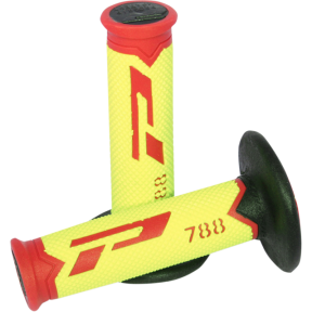 Ръкохватки тип мотор Pro Grip Triple Density 788 ЖЪЛТО/ЧЕРВЕНО/ЧЕРНО 22мм/11,5см