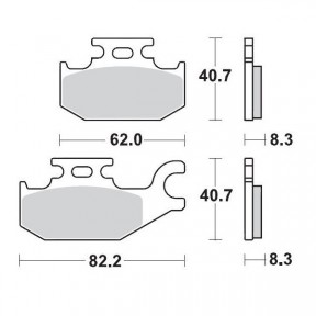 Накладки Moto-Master Racing ЗА SUZUKI LT-A 400/450/500/700/750 2005-2024