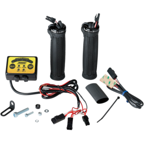Ръкохватки с подгрев Moose Utility Clamp-On Quad Zone ЧЕРНИ 12,5см