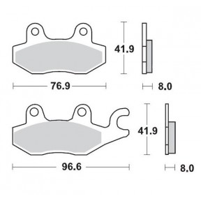Накладки Moto-Master Racing ЗА KAWASAKI/CF-MOTO/SUZUKI/YAMAHA KLF/LT-F/KVF/YFZ/YXR/LT-R/DVX/YFM/KRF/ZFORCE/UFORCE 1989-2025