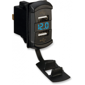 Двоен USB Charger с Волтметър Moose Utility