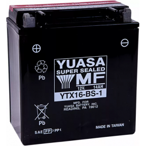 Акумулатор YUASA AGM Maintenance-Free 230A/14Ah 160,1mm/150mm/87mm