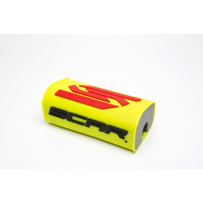 Гъба за кормило SCAR Oversized Yellow/Red/Black