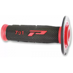 Ръкохватки тип мотор Pro Grip Triple Density 791 ЧЕРНО/ЧЕРВЕНО 22мм/11,5см