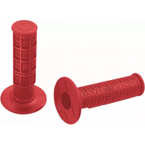 Ръкохватки тип мотор Moose Racing Flange Style Stealth ЧЕРВЕНИ 22мм/11,5см