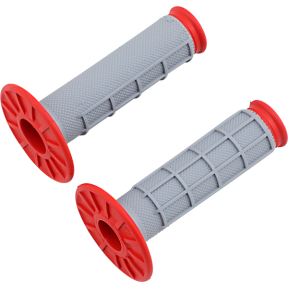 Ръкохватки тип мотор RENTHAL Dual-Compound СИВО/ЧЕРВЕНО 22м/11,5см