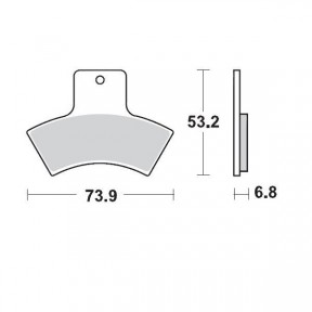 Накладки Moto-Master Racing ЗА POLARIS MAGNUM/SCRAMBLER/SPORTSMAN/SPORT/TRAIL BLAZER/XPEDITION/XPLORER 1996-2013
