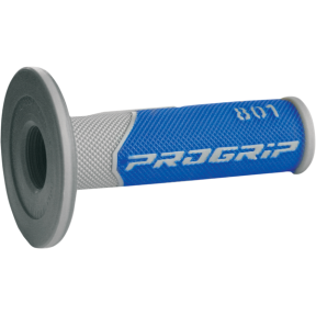 Ръкохватки тип мотор Pro Grip 801 Hybrid Double Density СИВО/СИНЬО 22мм/11,5см
