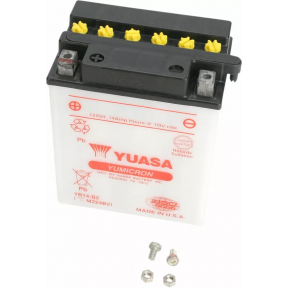 Конвенционален Акумулатор YUASA 14Ah 166mm/134mm/89mm