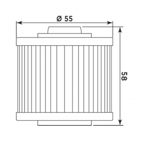 Маслен филтър MEIWA 145 ЗА YAMAHA YFM-F/R 600/700 2000-2024