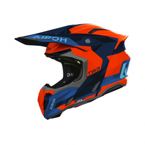 Каска Twist 3 Fancy Orange/Blue Gloss