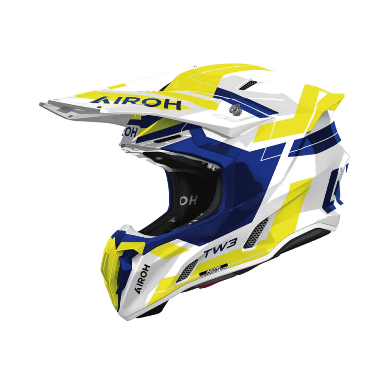 Каска Twist 3 Dynasty Blue Yellow Gloss