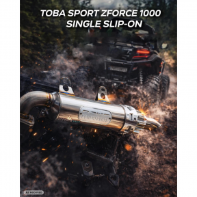 Крайно гърне RJWC Sport Single Slip-On Mud Edition за CFMOTO ZForce 1000 2016–2019 Крайно гърне RJWC Sport Single Slip-On Mud Edition за CFMOTO ZForce 1000 2016–2019