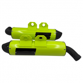 Цяла генерация HMF Full Dual Exhaust ЗА POLARIS SPORTSMAN/SCRAMBLER 1000 VENOM GREEN