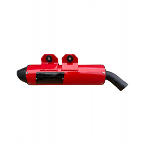 Цяла генерация HMF Dual Full ЗА Polaris Sportsman / Scrambler XP 1000 S 2020–2024 – Red Blackout