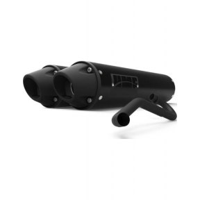 Цяла генерация HMF Dual Full Polaris Sportsman / Scrambler XP 1000 S 2020–2024 – Black Blackout