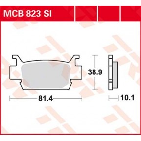 Предни накладки TRW HONDA TRX 500/680/700
