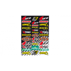 Спонсор комплект стикери BLACKBIRD RACING