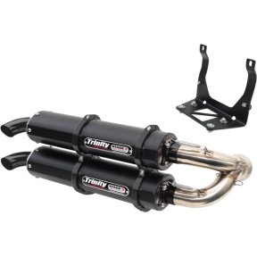 Крайно гърне TRINITY Racing Stage 5 Dual Slip-On за CAN-AM MAVERICK TURBO R 900 EFI 2017-2018